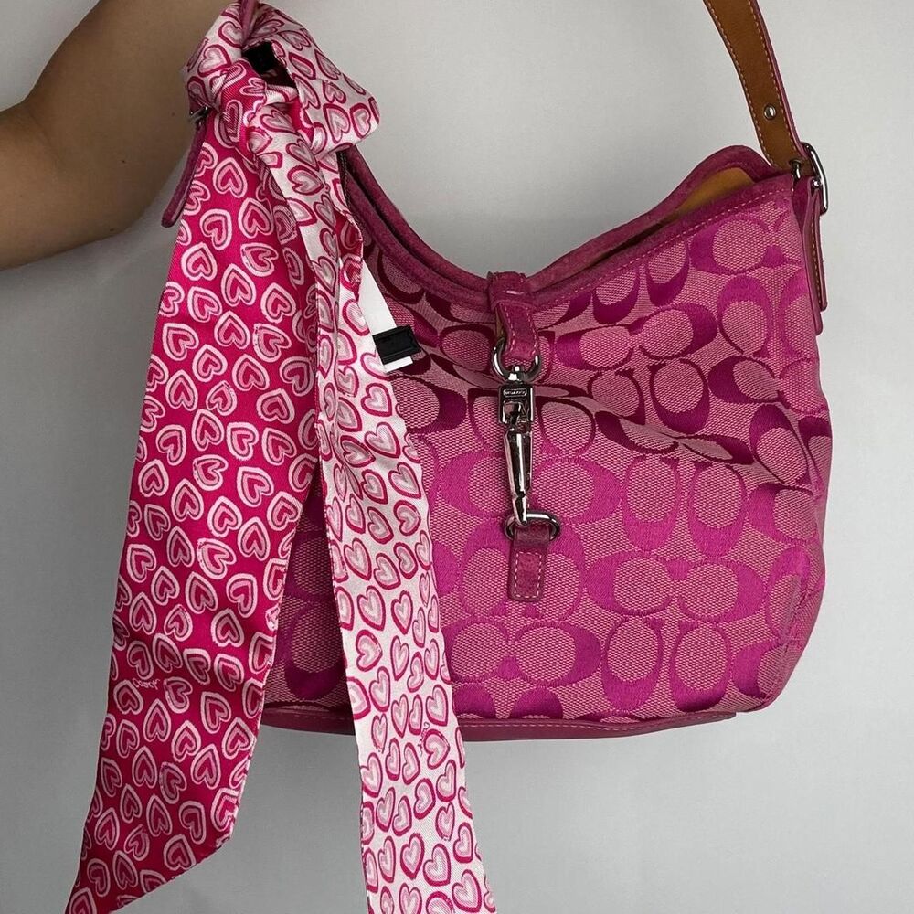 Coach Women's Pink Scarf-wraps